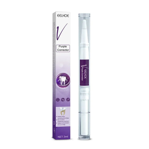 V34 30Ml SMILEKIT Purple Whitening Toothpaste Remove Stains Reduce Yellowing Care for Teeth Gums Fresh Breath Brightening Teeth