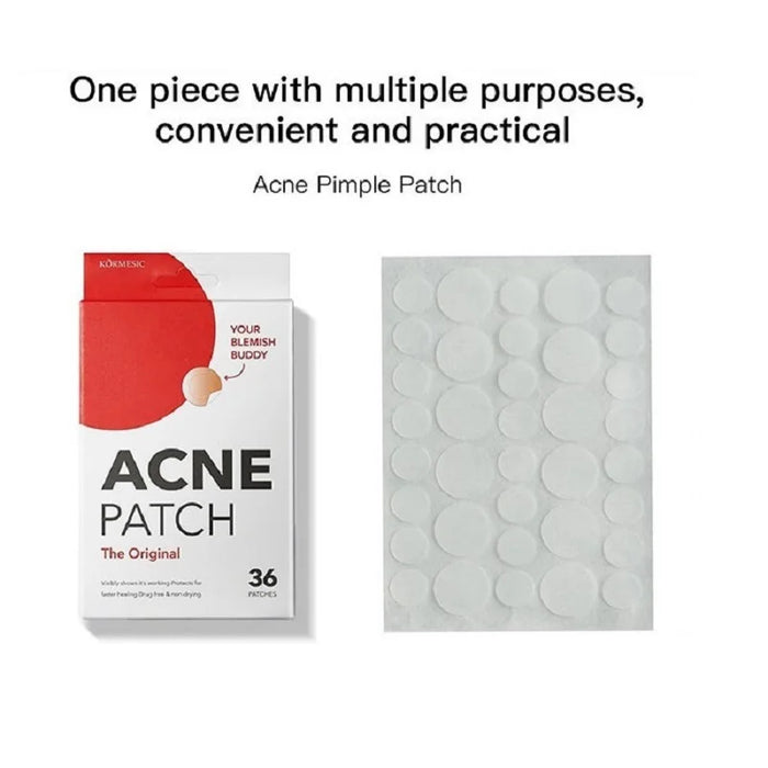 36 Patches/Set Hydrocolloid Acne Pimple Patch for Covering Zits and Blemishes, Spot Stickers for Face Skin Care Tool